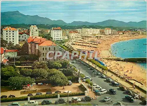 Cartes postales moderne Saint Jean de Luz Basses Pyrenees Vue generale et la Rhune