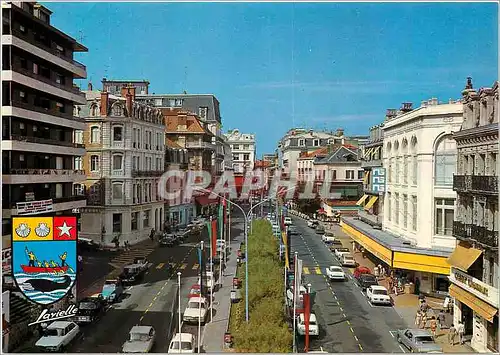 Moderne Karte Biarritz La Place Georges Clemenceau