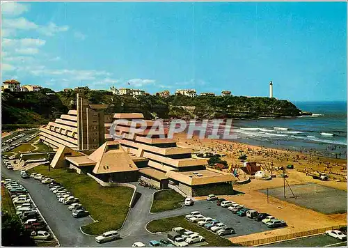 Moderne Karte Anglet Le VVF sa Plage le Phare de Biarritz