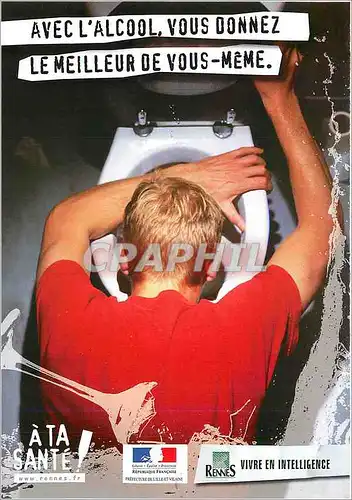 Moderne Karte Avec l'Alcool vous Donnez Le Meilleur de vous meme Rennes Sante
