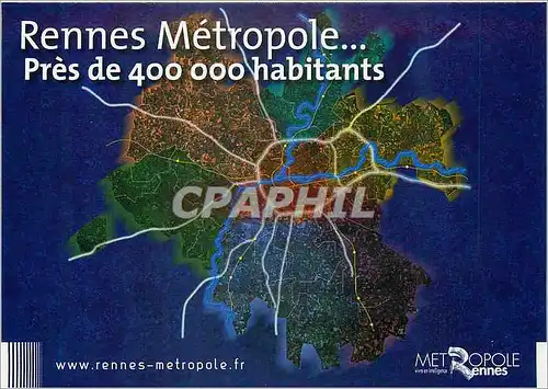 Cartes postales moderne Rennes Metropole