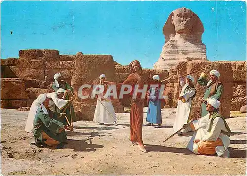 Cartes postales moderne Egypte Folklore Sphinx