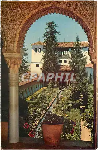 Cartes postales moderne Granada Generalife Mirador Cour de la Acequia