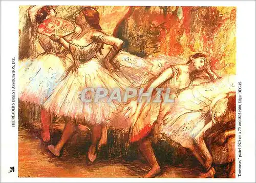 Cartes postales moderne The Readers Digest Association Inc Danseuse pastel Edgar Degas
