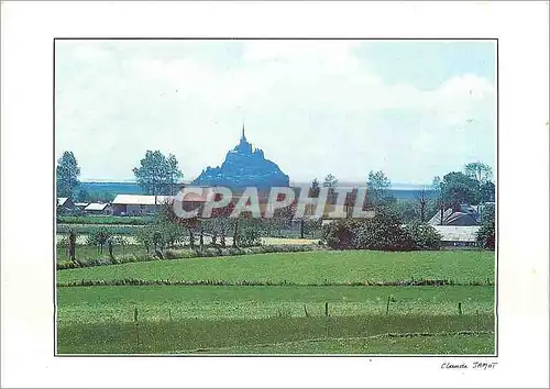 Moderne Karte Images de Bretagne Le Mont Saint Michel