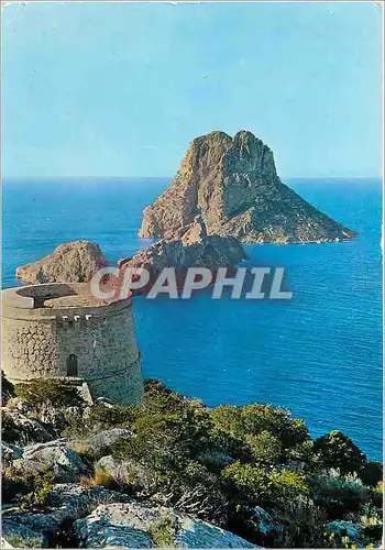 Cartes postales moderne Ibiza Baleares Espana Tour du Pirate et Vedra