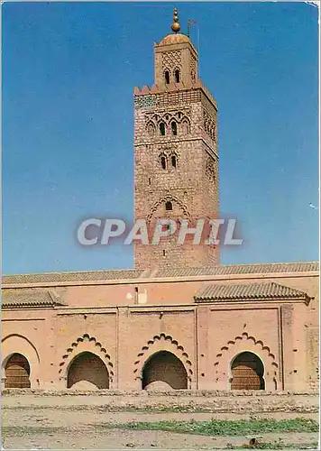 Cartes postales moderne Marrakech La Mosquee Koutoubia