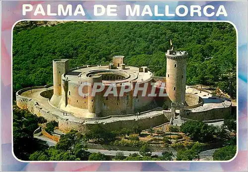 Cartes postales moderne Mallorca Baleares Espana Palma Castillo de Bellver Vusta aerea