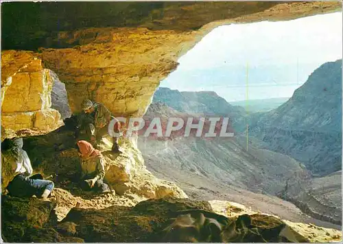 Moderne Karte Judean Desert The Cave at Nachal Zelim where the Bar Kochba letters were found