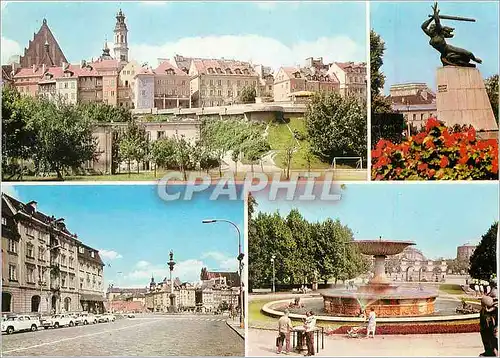 Cartes postales moderne Warszawa Panorama Starego Miasta