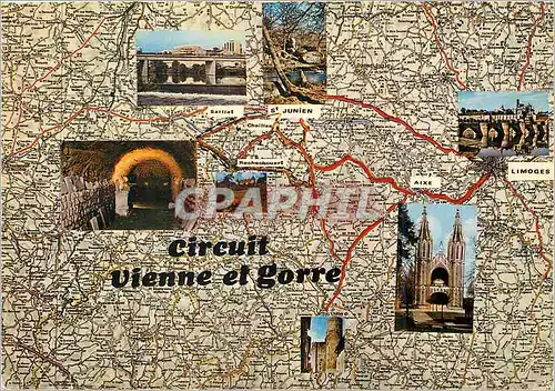 Cartes postales moderne Circuit Vienne et Gorre Situe a proximite des plaines Charentaises
