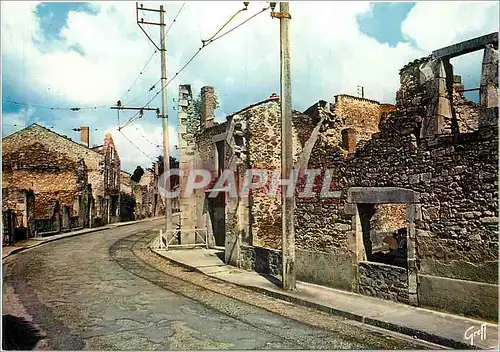 Moderne Karte Oradour sur Glane Haute Vienne Cite martyre