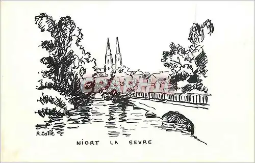 Cartes postales moderne Niort La Sevre