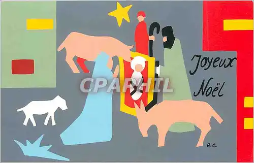 Cartes postales moderne Joyeux Noel Cochon