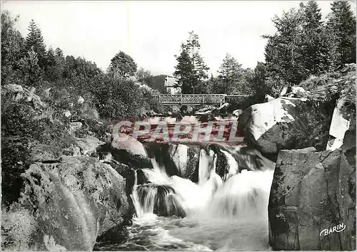 Moderne Karte Gerardmer Le Pont d'Amour et le Saut des Cuves