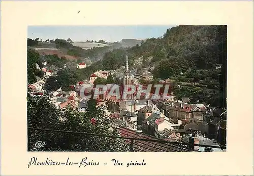 Moderne Karte Plombieres les Bains Vue generale