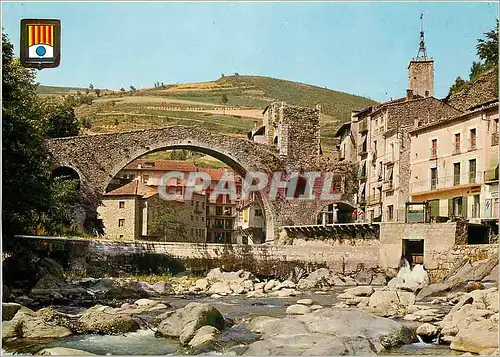 Cartes postales moderne Camprodon Villa de Interes Turistico Pont romanie