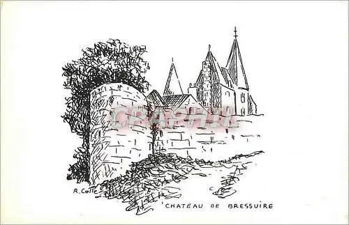 Cartes postales moderne Chateau de Bressuire