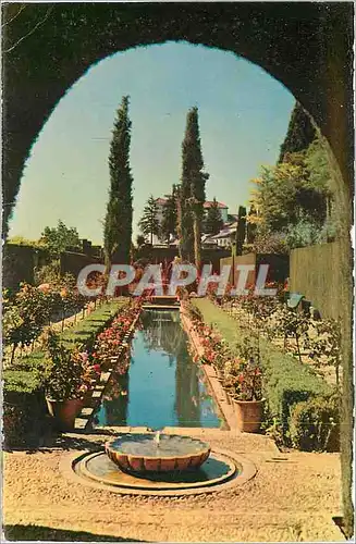 Cartes postales moderne Granada Generalife Ria jARDINS EN CONTRE BAS