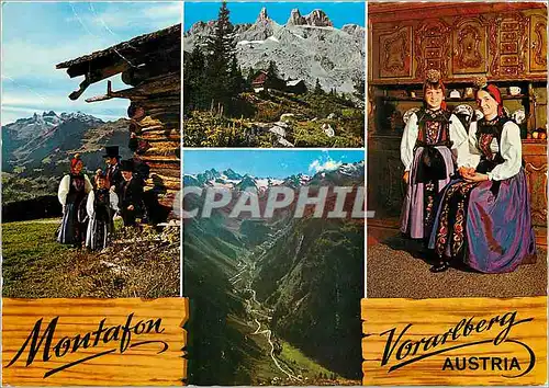 Cartes postales moderne Montafoner Trachten Lindauer Hutte mit 3 Turme