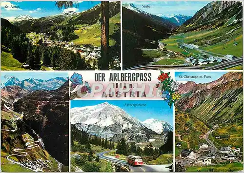 Cartes postales moderne Der Arlbergpass 800 Austria