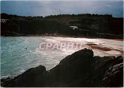 Moderne Karte Port Andro Le bain de Minuit au clair de lune