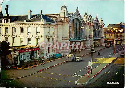 Moderne Karte Tours (Indre et Loire) La gare S N C F