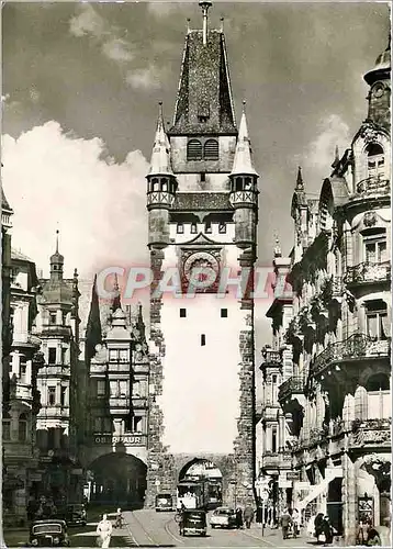 Cartes postales moderne Feiburg Schwarzwald Dos Mortinstor la porte St Moritz