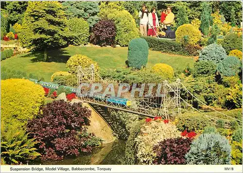 Cartes postales moderne Suspension Bridge Model Village Babbacombe Torquay