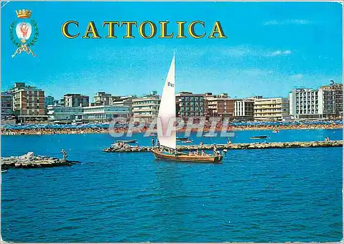 Cartes postales moderne Cattolica (Italie) Vue generale vue de la mer