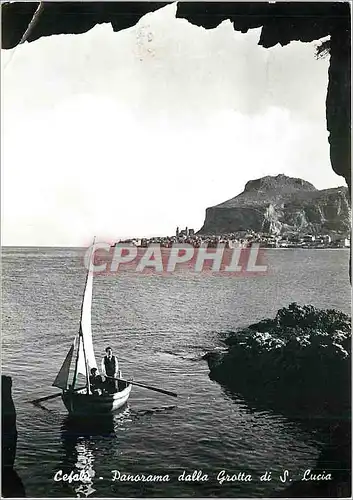 Cartes postales moderne Cefalu Panorama de la Grotte de St Lucie