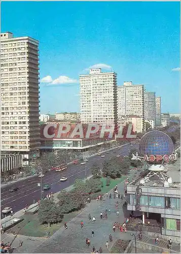 Moderne Karte Moscou