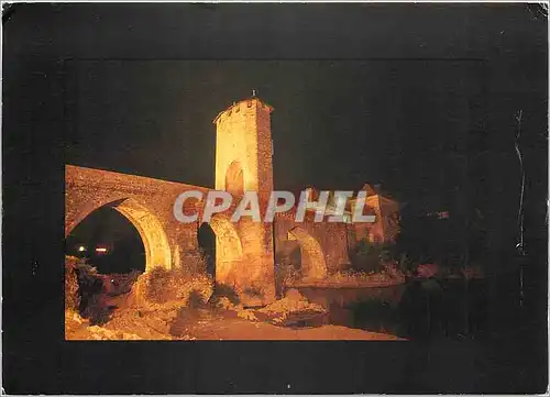 Cartes postales moderne Le Bearn Orthez illumination du vieux pont (XIIIe)