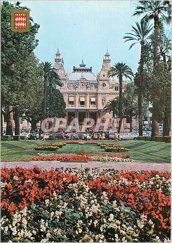 Cartes postales moderne Monaco Monte Carlo Le casino de Monte Carlo depuis les jardins