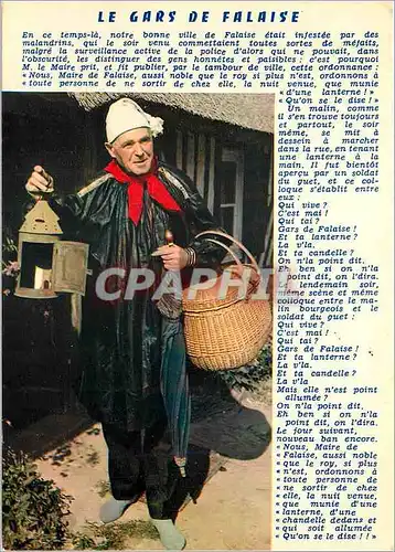 Cartes postales moderne Foklore de France La Normandie Le gars de Falaise