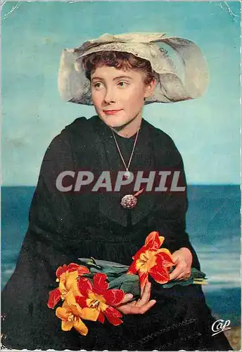 Moderne Karte En Bretagne Coiffe de Paimpol (Cotes du Nord)