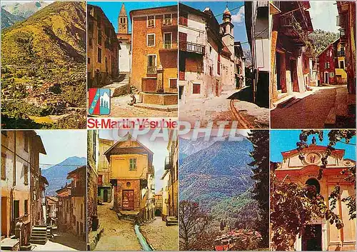 Cartes postales moderne St Martin Vesubie (Alpes Mmes) Alt 1000 m