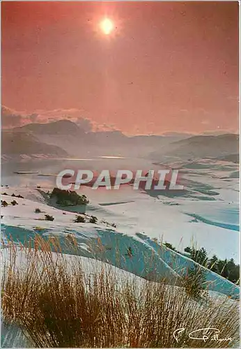 Cartes postales moderne Couleurs et Lumiere de France Coucher de Soleil dans les Dunes