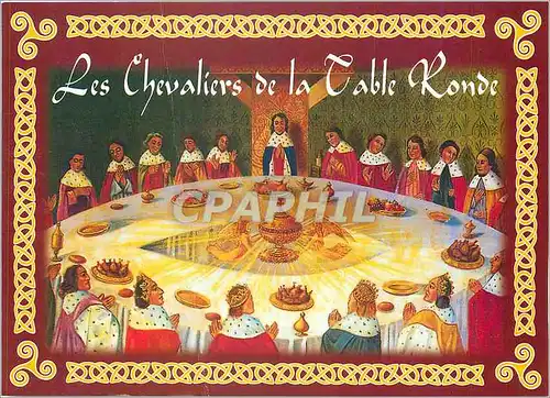 Cartes postales moderne Couleurs de Bretagne Legende du Pays Breton Les Chevaliers de la Table Ronde