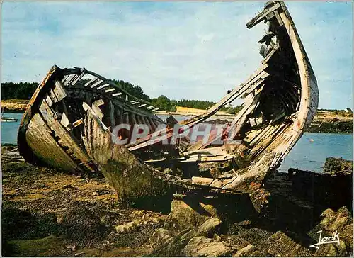 Cartes postales moderne Couleurs de Bretagne Dernier echouage