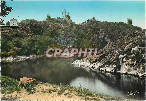 Cartes postales moderne La Creuse Pittoresque les ruines de Crozant Lieu de predialction des peintres et des poetes