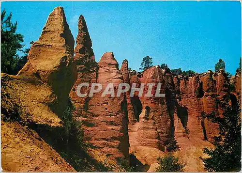 Cartes postales moderne Les Belles Images de provence Roussillon Ses falaises d'Or et sang Cirque des Aiguilles