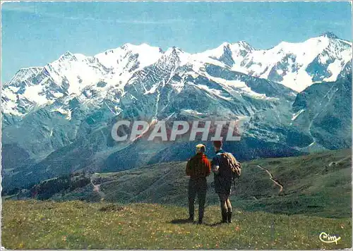 Cartes postales moderne Les Alpes Francaises en Couleurs naturelles Contemplation des hauts Sommets