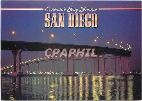 Moderne Karte The San Diego Coronado Bay Bridge is a dramatic