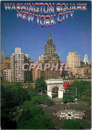 Moderne Karte Greenwich Village and washington arch New Yock City
