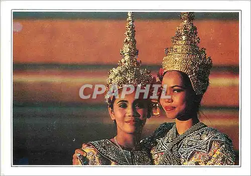 Moderne Karte Thailand Bankok Danseuses