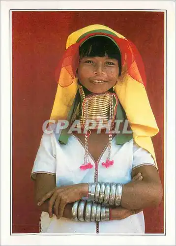 Cartes postales moderne Burma Loi Kaw Femmes girafes