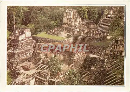 Moderne Karte Guatemala Tikal l'ancienne metropole maya