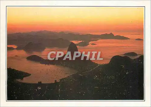 Cartes postales moderne Brasil Rio de Janeiro la Baie de Guanabara