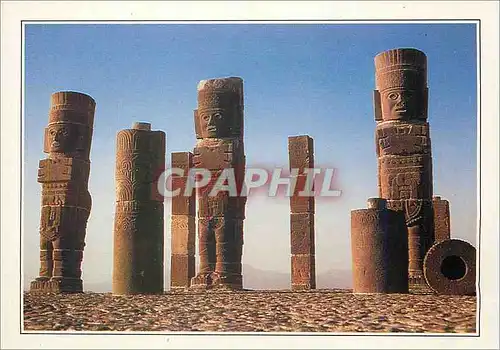 Cartes postales moderne Mejico Tula Guerreros toltecas de basallo